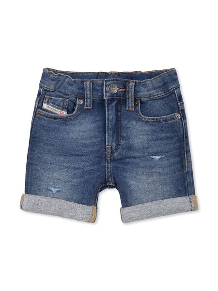  Diesel Kids Pantalones Vaqueros Cortos - Azul 