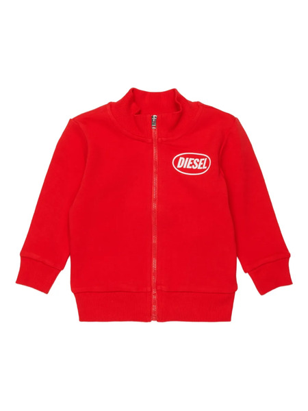  Diesel Kids Sudadera Con Logo Estampado - Rojo 