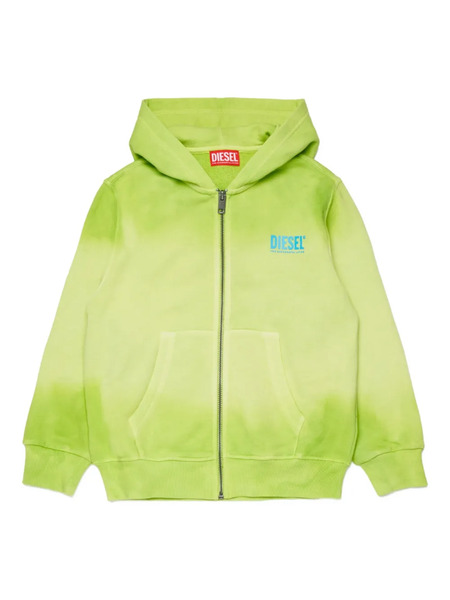  Diesel Kids Sudadera Shade Over Con Capucha - Verde 