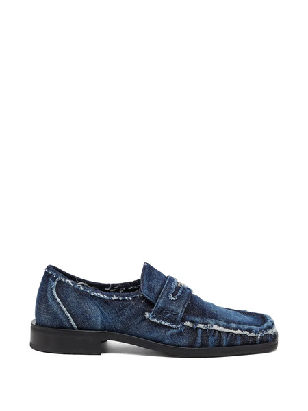  Diesel Mocasines Vaqueros D-amber Con Efecto Envejecido - Azul 