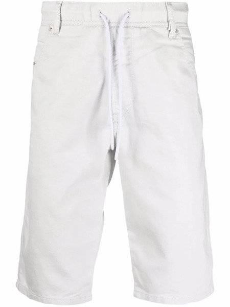  Diesel Pantalones Vaqueros Cortos Con Cordón - Blanco 