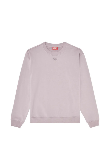  Diesel Sudadera Con Bordado Oval D - Morado 