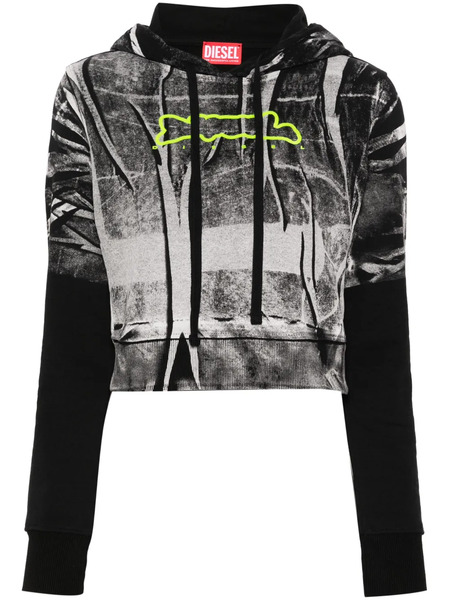  Diesel Sudadera F-slimmy Con Capucha - Negro 