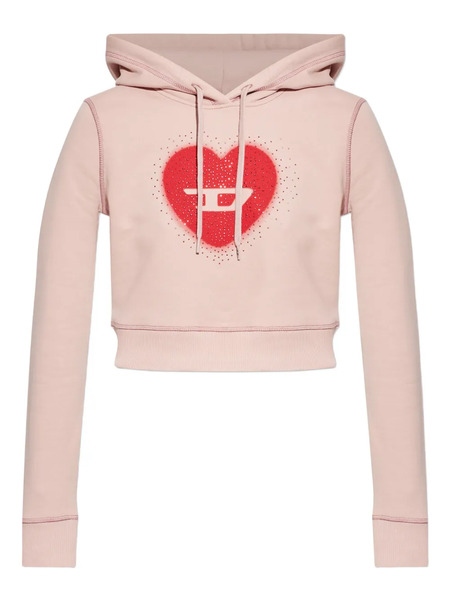  Diesel Sudadera F-slimmy Con Capucha - Rosa 