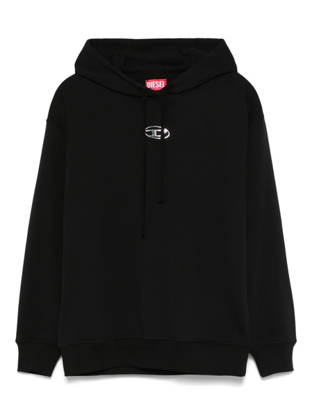  Diesel Sudadera Oval D Con Capucha - Negro 