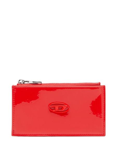  Diesel Tarjetero Con Placa Del Logo - Rojo 