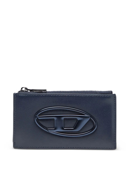  Diesel Tarjetero 1dr Con Placa Del Logo - Azul 