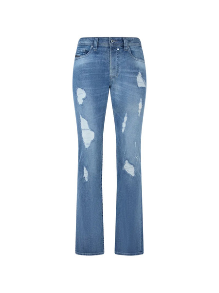  Diesel Vaqueros Acampanados Con Efecto Envejecido - Azul 