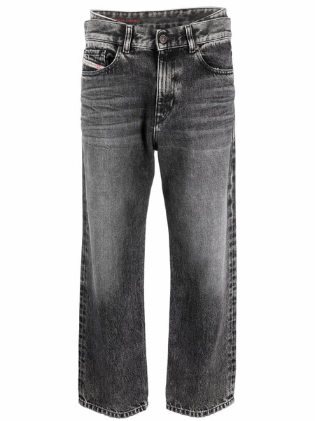  Diesel Vaqueros Boyfriend Con Efecto Lavado - Gris 