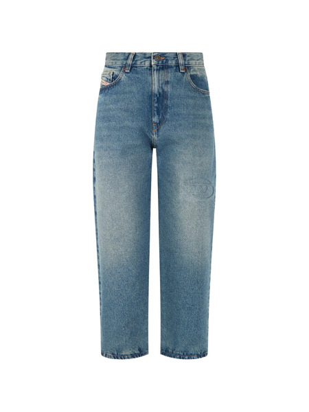  Diesel Vaqueros De Talle Alto Con Efecto Degradado - Azul 
