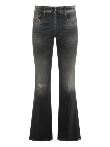  Diesel Vaqueros Estilo Bootcut Con Detalles Rasgados - Gris 