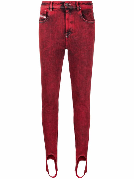  Diesel Vaqueros Skinny Cl-d-slandy-g - Rojo 