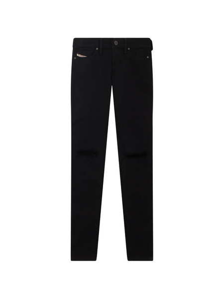  Diesel Vaqueros Skinny Con Efecto Envejecido - Negro 