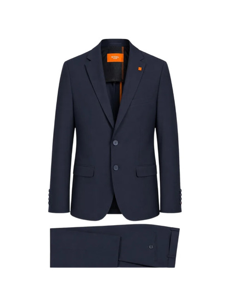  Digel Traje Con Solapas De Muesca - Azul 