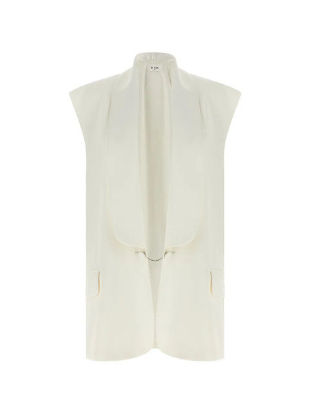  Di.la3 Pari' Chaleco Con Cuello Esmoquin - Blanco 