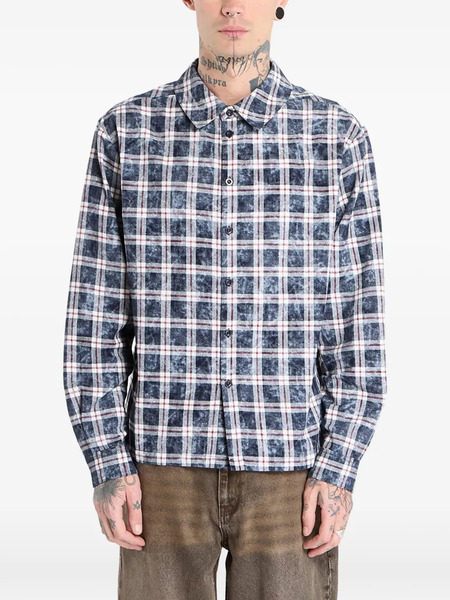  Dime Camisa A Cuadros - Azul 