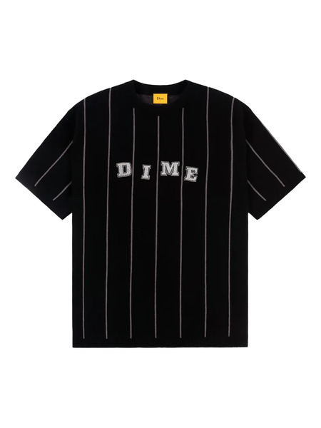  Dime Jersey A Rayas Con Logo - Negro 