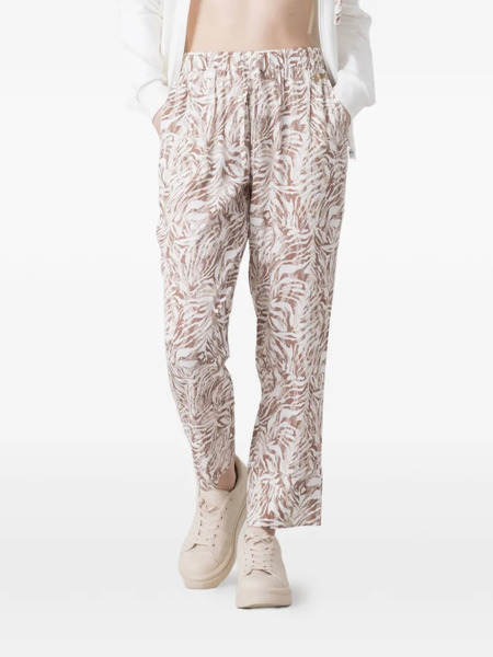  Dimensione Danza Pantalones Con Estampado Abstracto - Blanco 
