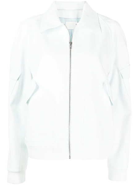  Dion Lee Chaqueta Bomber Ajustada - Azul 