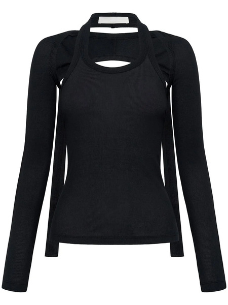  Dion Lee Top Modular Con Espalda Abierta - Negro 