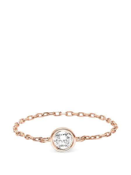  Djula Anillo Magic Touch Con Diamante - Rosa 