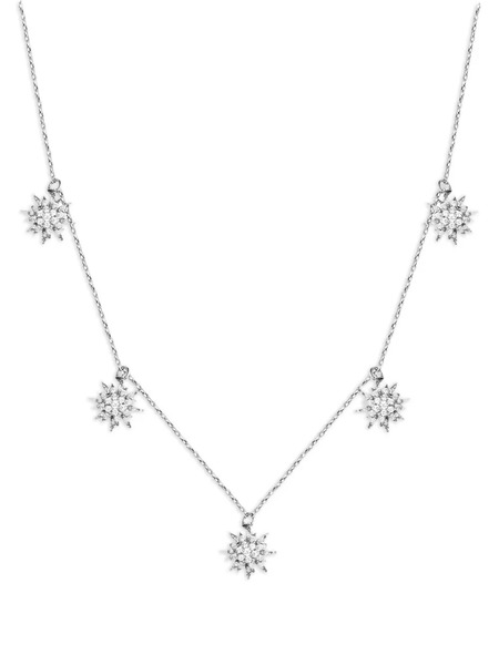  Djula Collar Soleil Con Diamantes - Plateado 