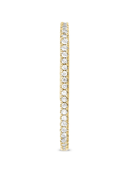  Djula Pendiente Con Diamantes - Dorado 