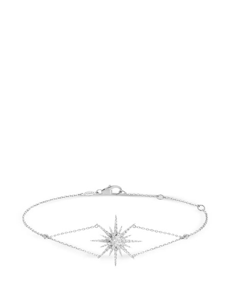  Djula Pulsera Sun Con Diamantes - Plateado 