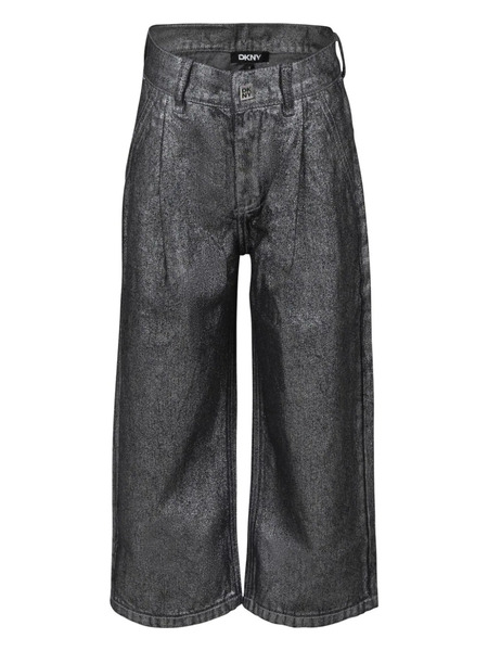  Dkny Kids Vaqueros Anchos - Gris 