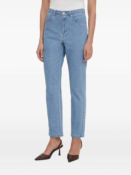  Dkny Vaqueros Con Motivo Gráfico - Azul 