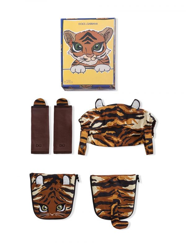  Dolce & Gabbana Kids Portabebés Con Motivo De Tigre - Marrón 