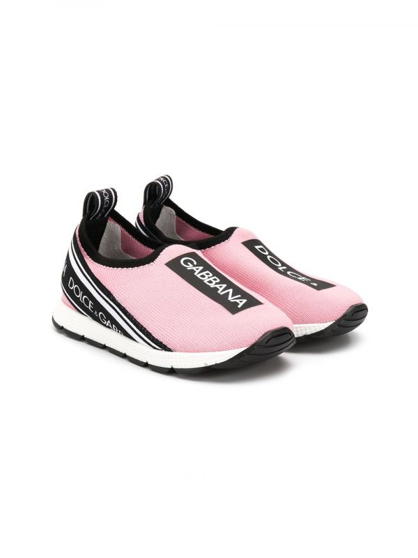  Dolce & Gabbana Kids Zapatillas Sorrento - Rosa 