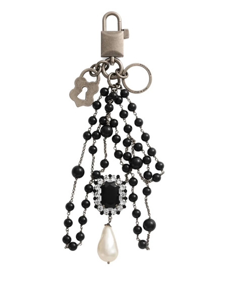  Dolce & Gabbana Llavero Con Cuentas - Plateado 