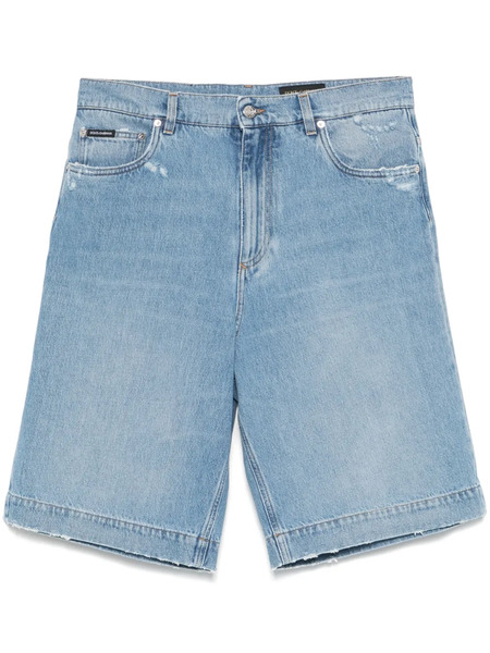  Dolce & Gabbana Pantalones Vaqueros Cortos - Azul 
