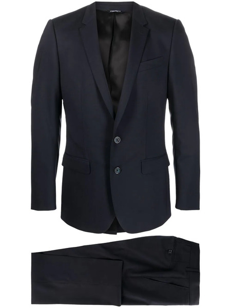  Dolce & Gabbana Traje Con Botones - Azul 