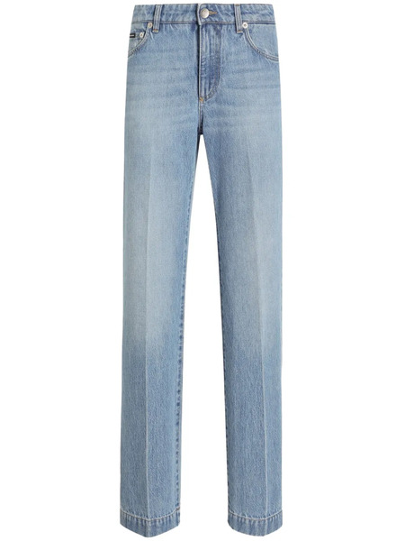  Dolce & Gabbana Vaqueros Con Pinzas - Azul 