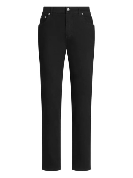  Dolce & Gabbana Vaqueros De Algodón - Negro 