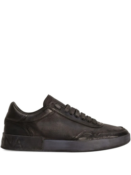  Dolce & Gabbana Zapatillas Portofino Con Perforaciones - Negro 