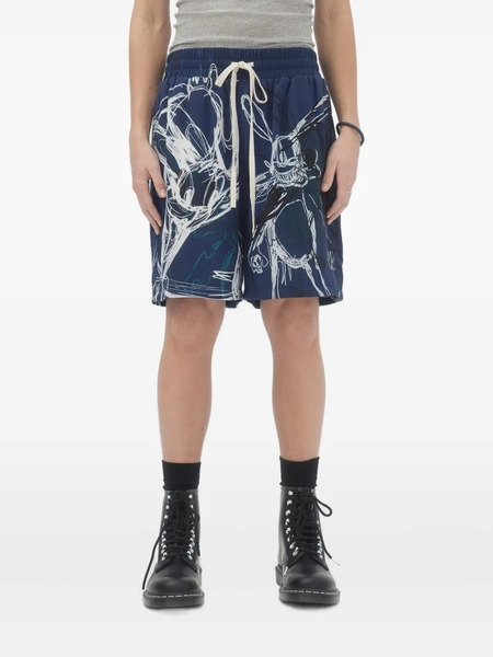  Domrebel Roo Drawstring Shorts - Azul 