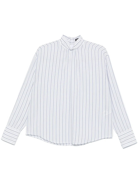  Dondup Blusa A Rayas - Blanco 