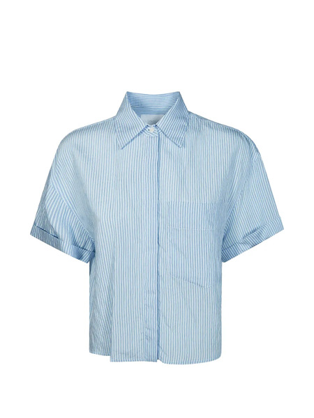  Dondup Camisa A Rayas - Azul 
