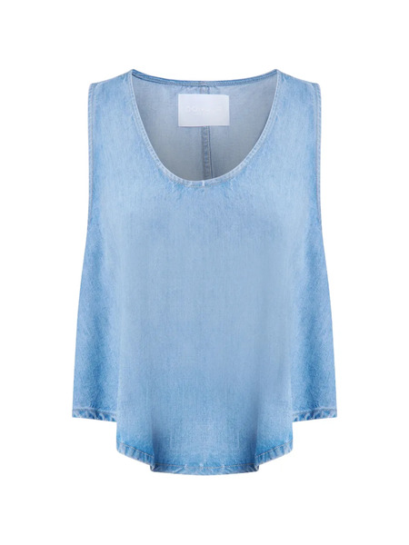  Dondup Chaleco Con Cuello En U - Azul 