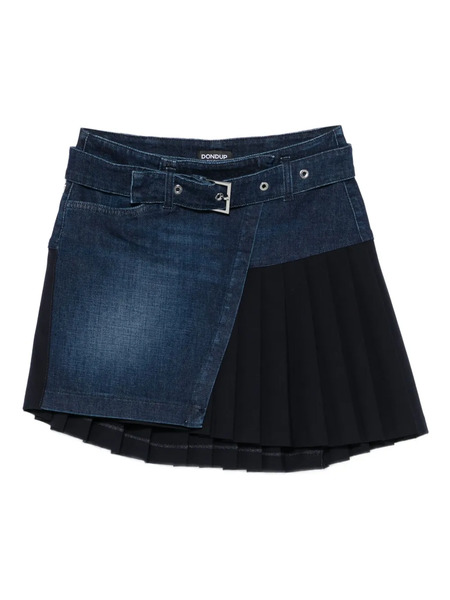  Dondup Falda Con Cinturón - Azul 