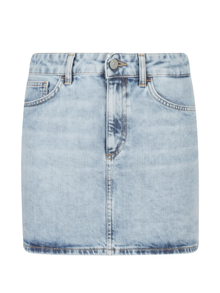  Dondup Falda Con Efecto Lavado Degradado - Azul 