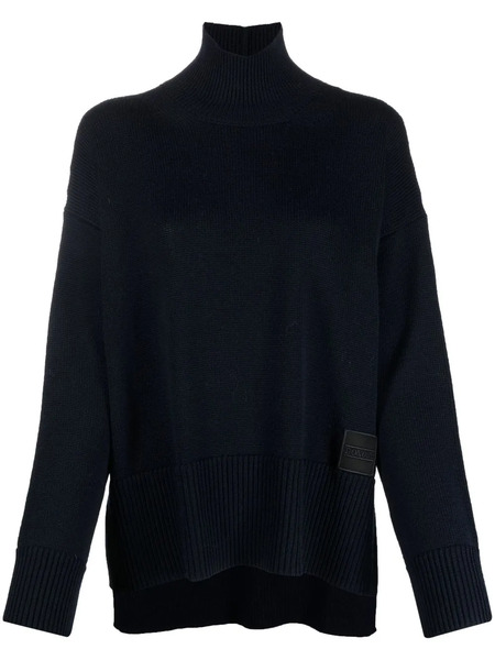  Dondup Jersey Con Cuello Vuelto - Azul 
