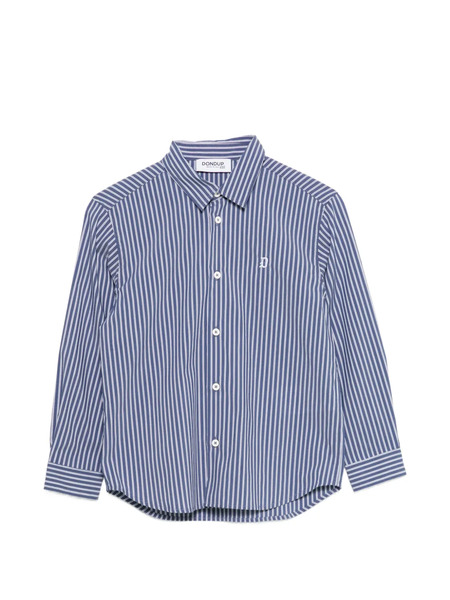  Dondup Kids Camisa A Rayas - Azul 
