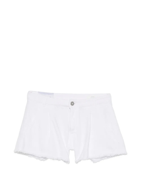  Dondup Kids Frayed Shorts - Blanco 