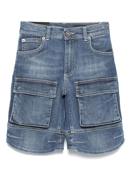  Dondup Kids Pantalones Cortos Rob - Azul 