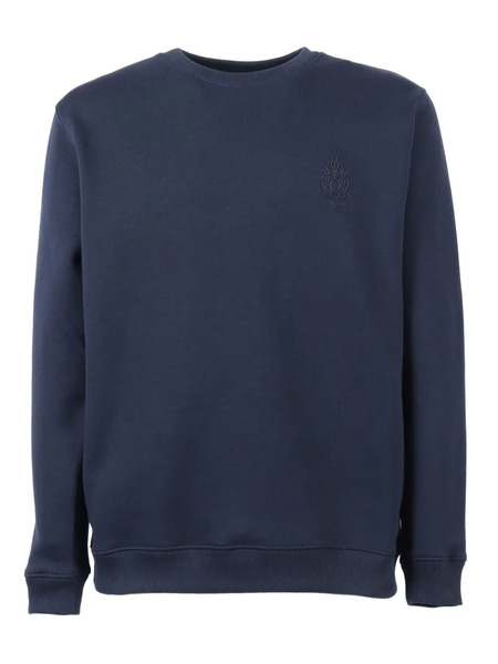  Dondup Kids Sudadera De Algodón Con Logo Bordado - Azul 