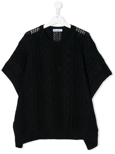  Dondup Kids Top De Punto De Ochos - Azul 